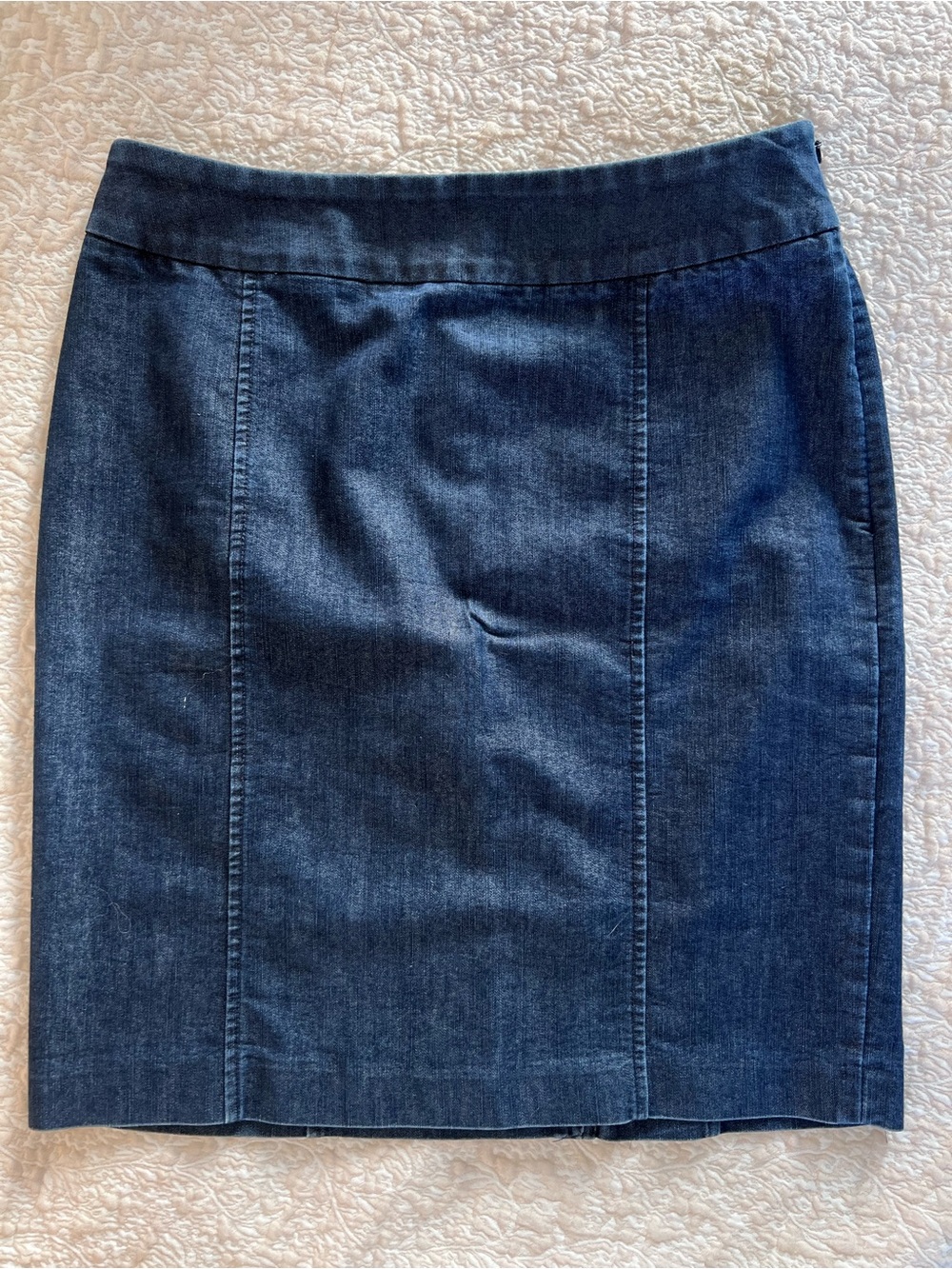 Nordstrom Halogen Dark Blue Denim Pencil Mini Skirt